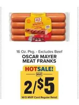 Food Lion Oscar Mayer Meat Franks offer
