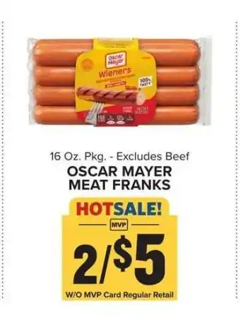 Food Lion Oscar Mayer Meat Franks offer