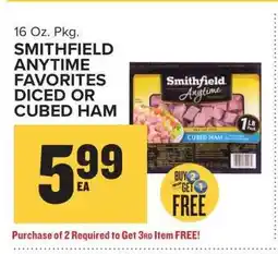 Food Lion Smithfield Anytime Favorites Diced or Cubed Ham offer