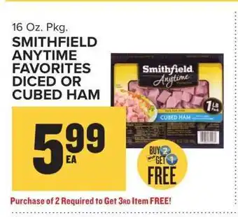 Food Lion Smithfield Anytime Favorites Diced or Cubed Ham offer