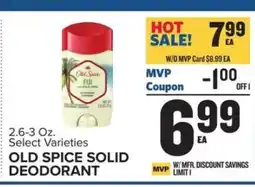 Food Lion OLD SPICE SOLID DEODORANT offer