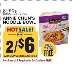 Food Lion Annie Chun's Noodle Bowl offer