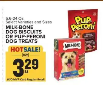 Food Lion Milk-Bone Dog Biscuits or Pup-Peroni Dog Treats offer