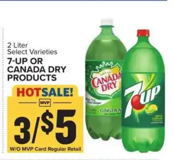 Food Lion 7-UP or Canada Dry Products offer