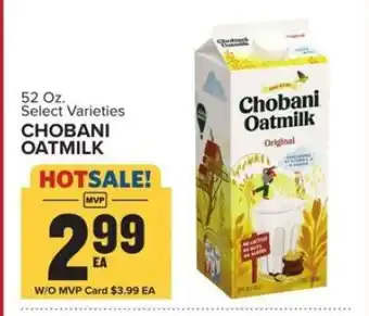 Food Lion Chobani Oatmilk offer