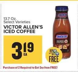 Food Lion Victor Allen's Iced Coffee offer