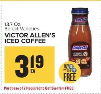 Food Lion Victor Allen's Iced Coffee offer