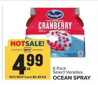 Food Lion OCEAN SPRAY offer