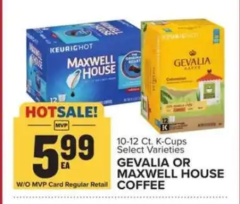 Food Lion Gevalia or Maxwell House Coffee offer