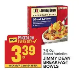 Food Lion Jimmy Dean Breakfast Bowls offer