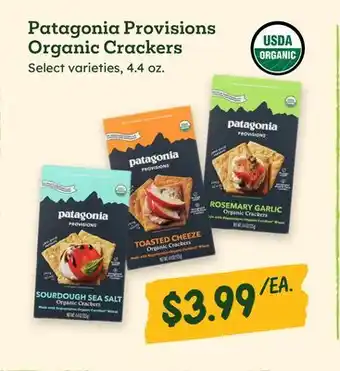 Sprouts Farmers Market Patagonia Provisions Organic Crackers offer