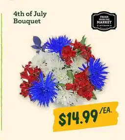 Sprouts Farmers Market 4th of July Bouquet offer