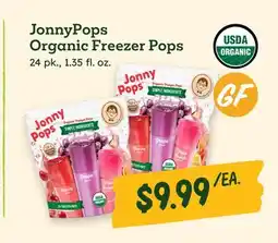 Sprouts Farmers Market JonnyPops Organic Freezer Pops offer