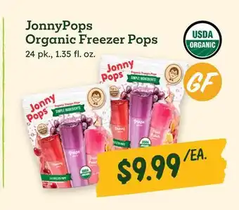 Sprouts Farmers Market JonnyPops Organic Freezer Pops offer