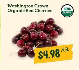 Sprouts Farmers Market Washington Grown Organic Red Cherries offer