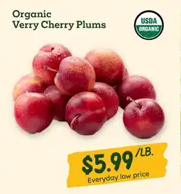Sprouts Farmers Market Organic Verry Cherry Plums offer