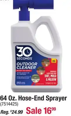 Ace Hardware 30 Seconds 64 Oz. Hose-End Sprayer offer