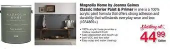 Ace Hardware Magnolia Home by Joanna Gaines Classic Interior Paint & Primer offer