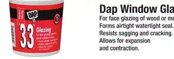 Ace Hardware Dap Window Glazing .5 Pint offer