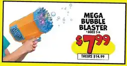 Ollie's MEGA BUBBLE BLASTER offer
