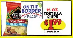 Ollie's TORTILLA CHIPS offer
