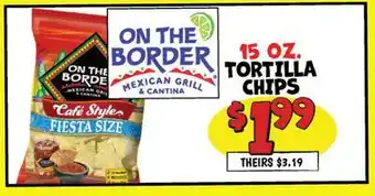 Ollie's TORTILLA CHIPS offer
