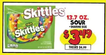 Ollie's SOUR SKITTLES offer