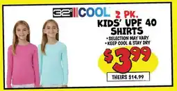 Ollie's 2 PK. KIDS' UPF 40 SHIRTS offer