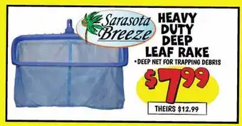 Ollie's HEAVY DUTY DEEP LEAF RAKE offer