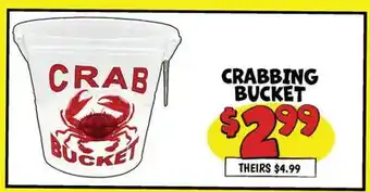 Ollie's CRABBING BUCKET offer