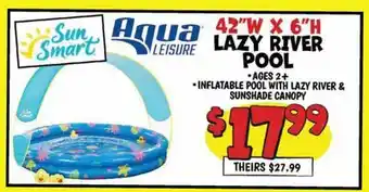 Ollie's LAZY RIVER POOL offer