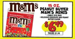 Ollie's PEANUT BUTTER M&M'S MINIS offer