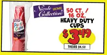 Ollie's HEAVY DUTY CUPS offer