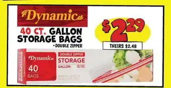 Ollie's GALLON STORAGE BAGS offer