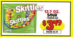 Ollie's Skittles SOUR offer