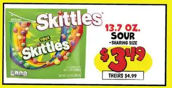 Ollie's Skittles SOUR offer