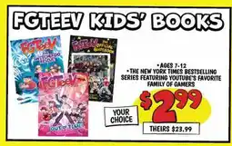 Ollie's FGTEEV KIDS' BOOKS offer
