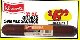 Ollie's CHEDDAR SUMMER SAUSAGE offer