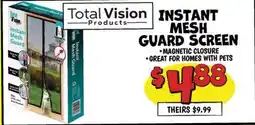 Ollie's INSTANT MESH GUARD SCREEN offer