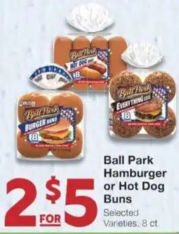 Market Street Ball park hamburger or hot dog buns offer