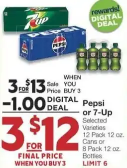 Market Street Pepsi or 7 Up offer