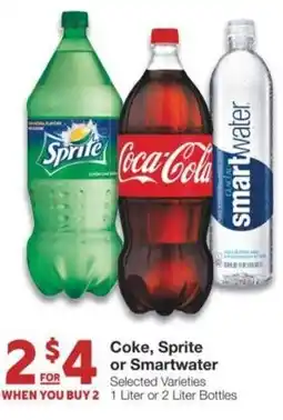 Market Street Coke, Sprite or Smartwater offer