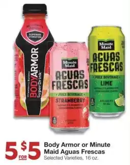 Market Street Body armor or minute maid aguas frescas offer