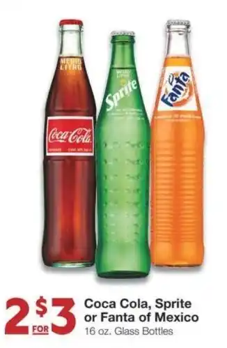 Market Street Coca cola, sprite or fanta of mexico offer