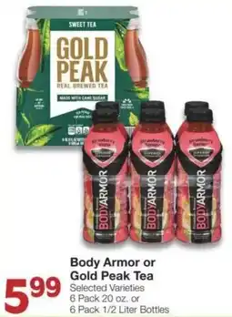 Market Street Body armor or gold peak tea offer