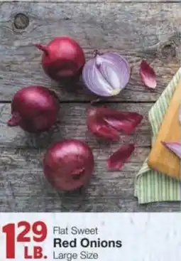 Market Street Flat sweet red onions large size offer