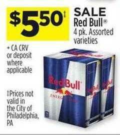 Dollar General Red Bull offer