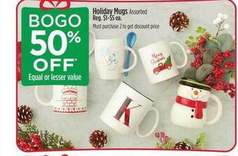 Dollar General Holiday Mugs offer