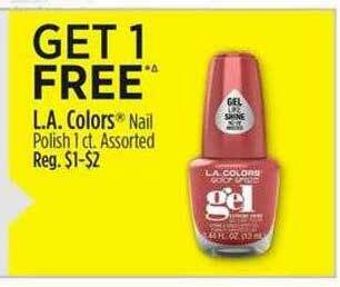 Dollar General L.a. Colors Nail Polish offer