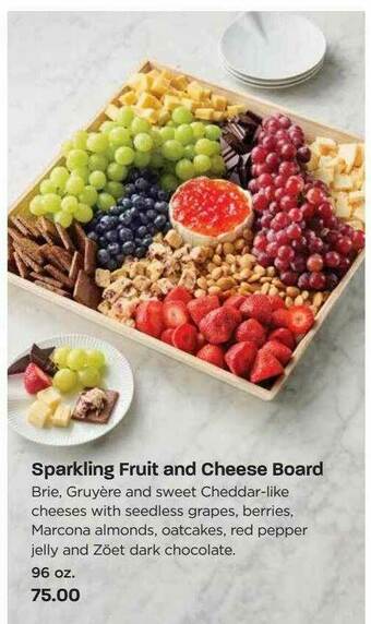 Hy-Vee Sparkling Fruit And Cheese Board offer